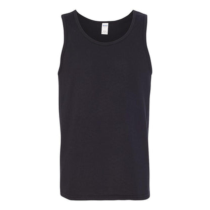 Black - Front - Gildan Heavy Cotton Tank Top