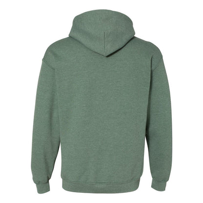 Heather Sport Dark Green - Back - Gildan Heavy Blend Hooded Sweatshirt