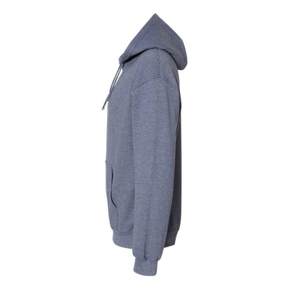 Heather Sport Dark Navy - Side - Gildan Heavy Blend Hooded Sweatshirt