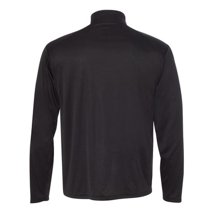 Black- Graphite - Back - Badger B-Core Quarter-Zip Pullover