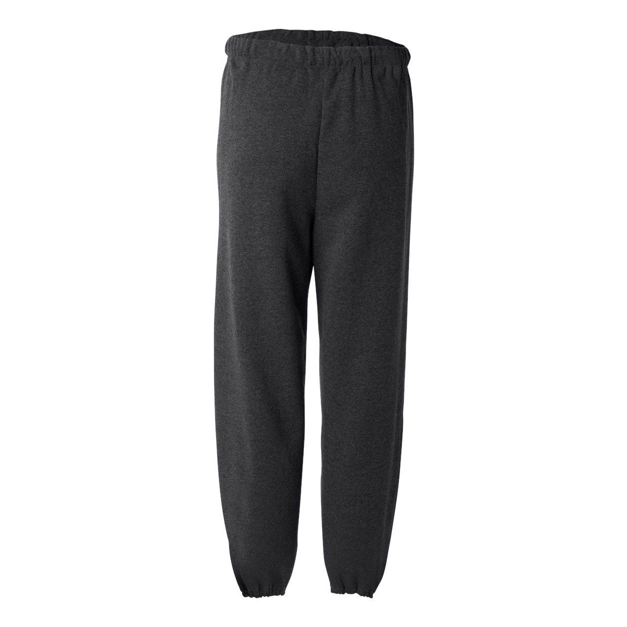 Black Heather - Back - JERZEES NuBlend Sweatpants