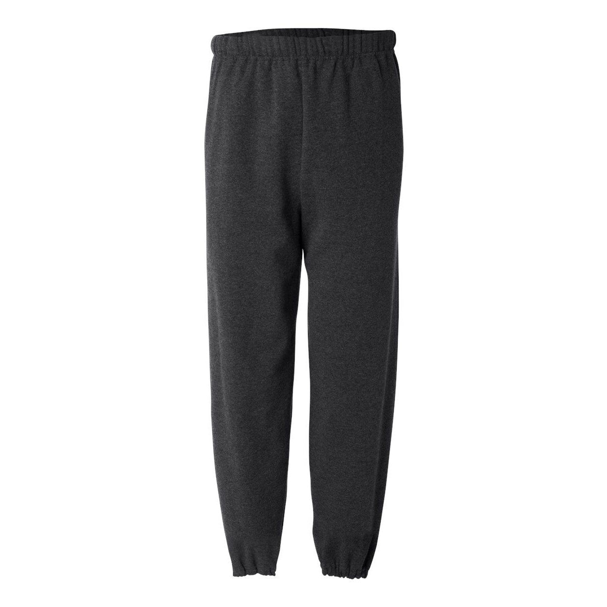 Black Heather - Front - JERZEES NuBlend Sweatpants