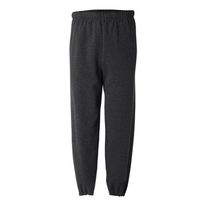 Black Heather - Front - JERZEES NuBlend Sweatpants