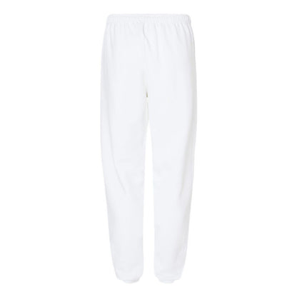 White - Back - Gildan Heavy Blend Sweatpants