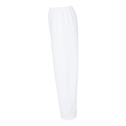 White - Side - Gildan Heavy Blend Sweatpants