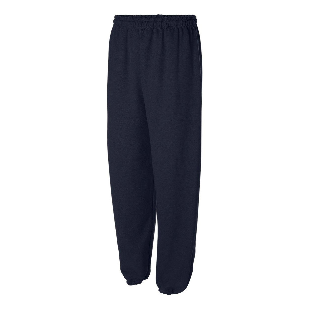 Navy - Side - Gildan Heavy Blend Sweatpants