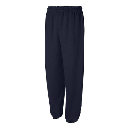 Navy - Side - Gildan Heavy Blend Sweatpants