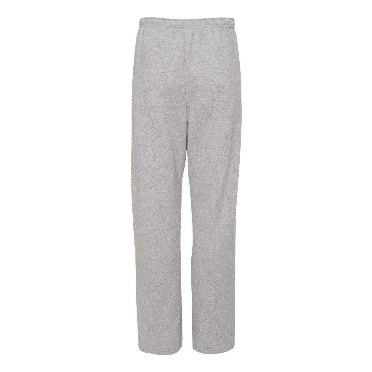 Athletic Heather - Back - JERZEES NuBlend Open Bottom Sweatpants with Pockets