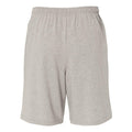 Oxford Grey - Back - Champion Cotton Jersey 9 Shorts with Pockets