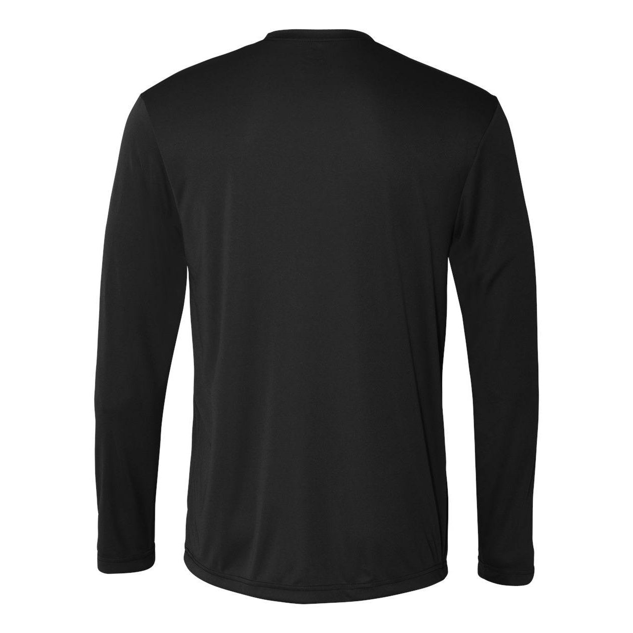 Black - Back - Hanes Cool DRI Long Sleeve Performance T-Shirt