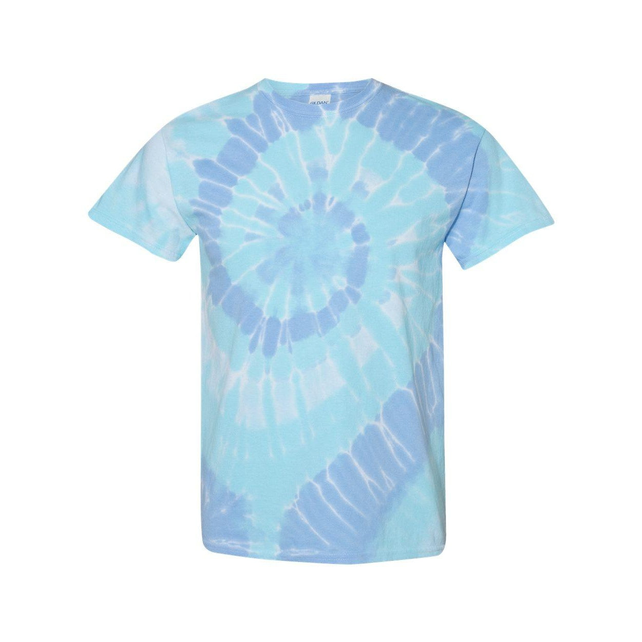 Wildflower - Front - Dyenomite Multi-Color Spiral Tie-Dyed T-Shirt