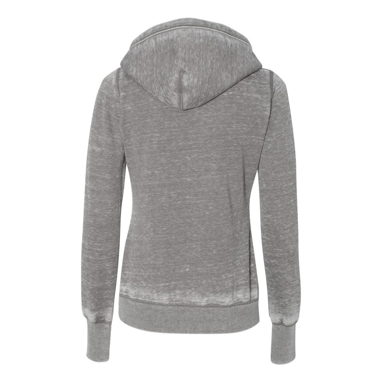 Cement - Back - J. America Women's Zen Fleece Hooded Sweatshirt