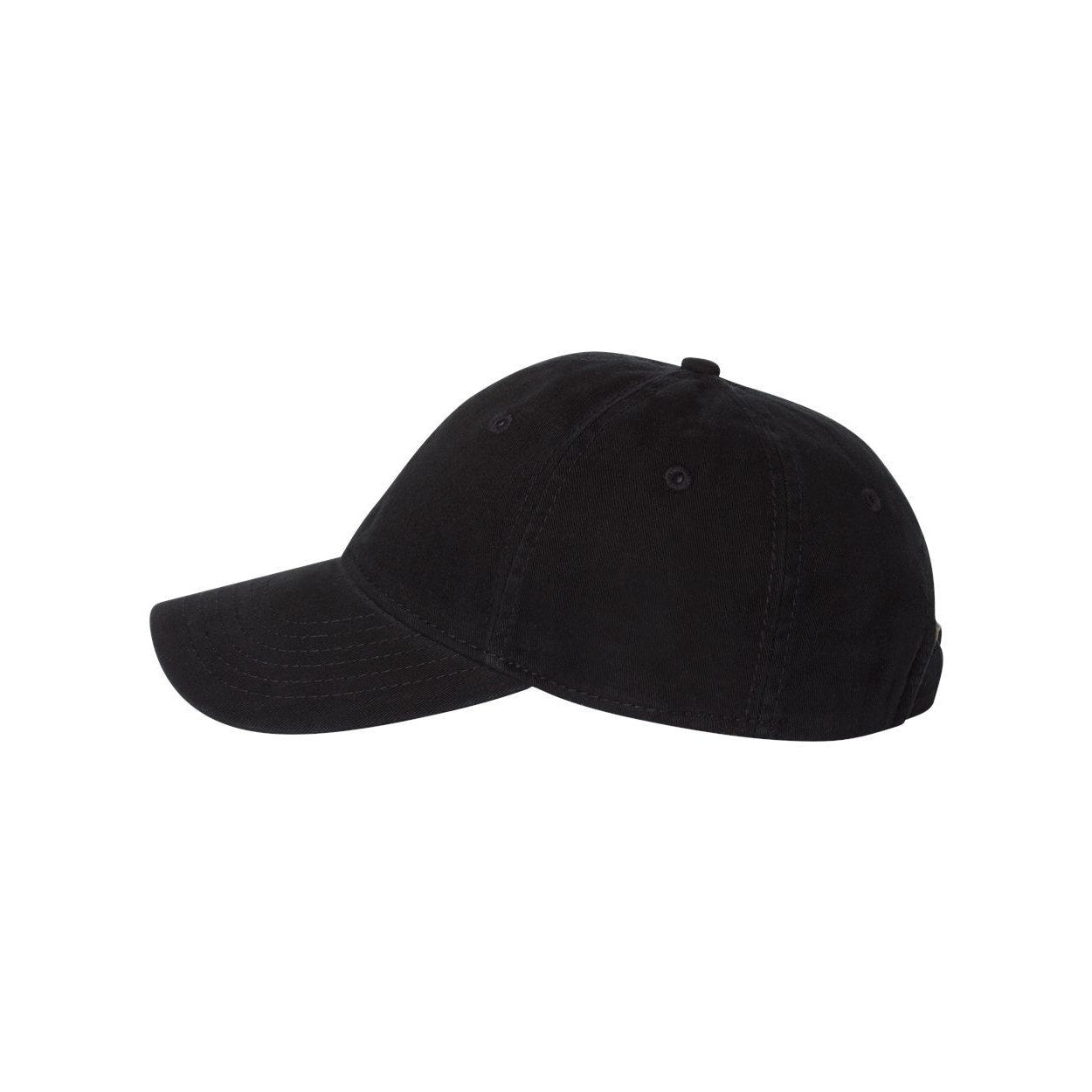 Black - Side - Sportsman Unstructured Cap
