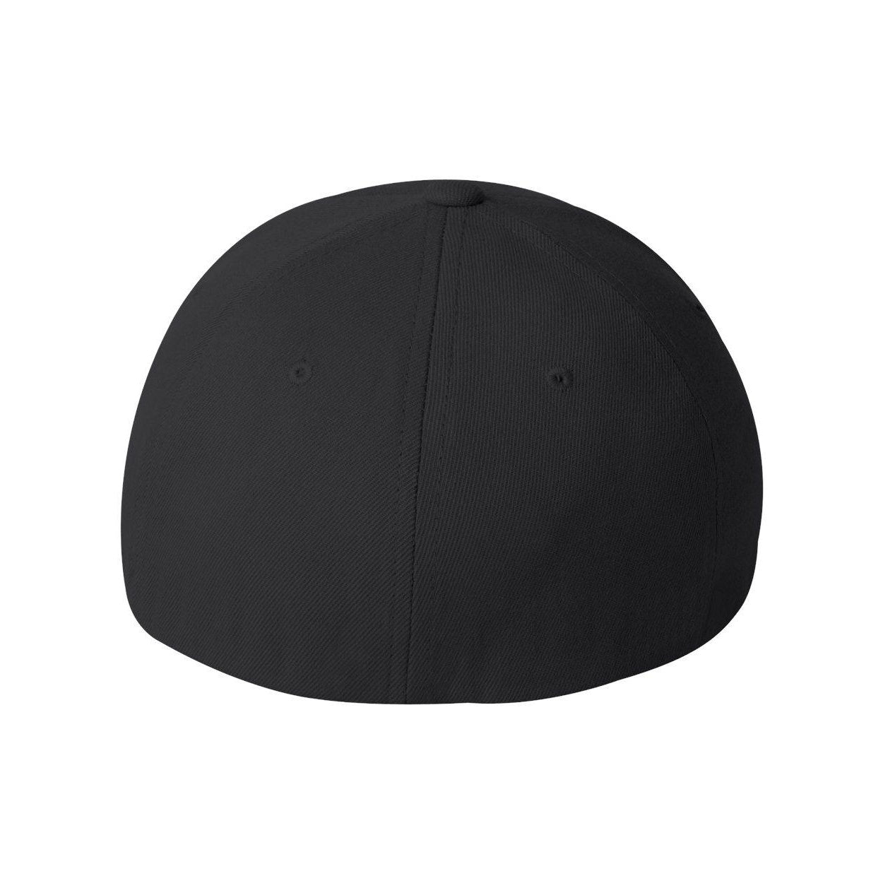 Black - Back - Flexfit Wool-Blend Cap