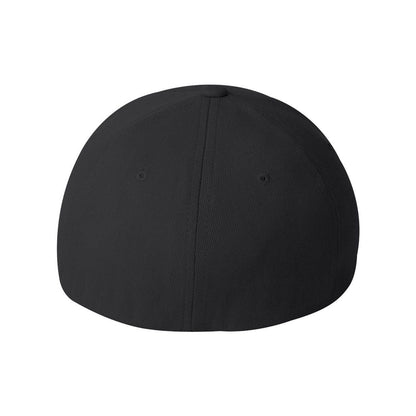 Black - Back - Flexfit Wool-Blend Cap