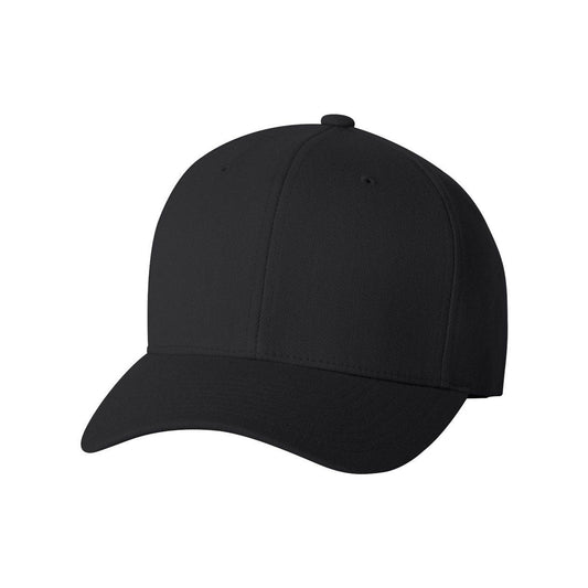 Black - Front - Flexfit Wool-Blend Cap