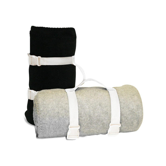 White - Front - Alpine Fleece Blanket Strap