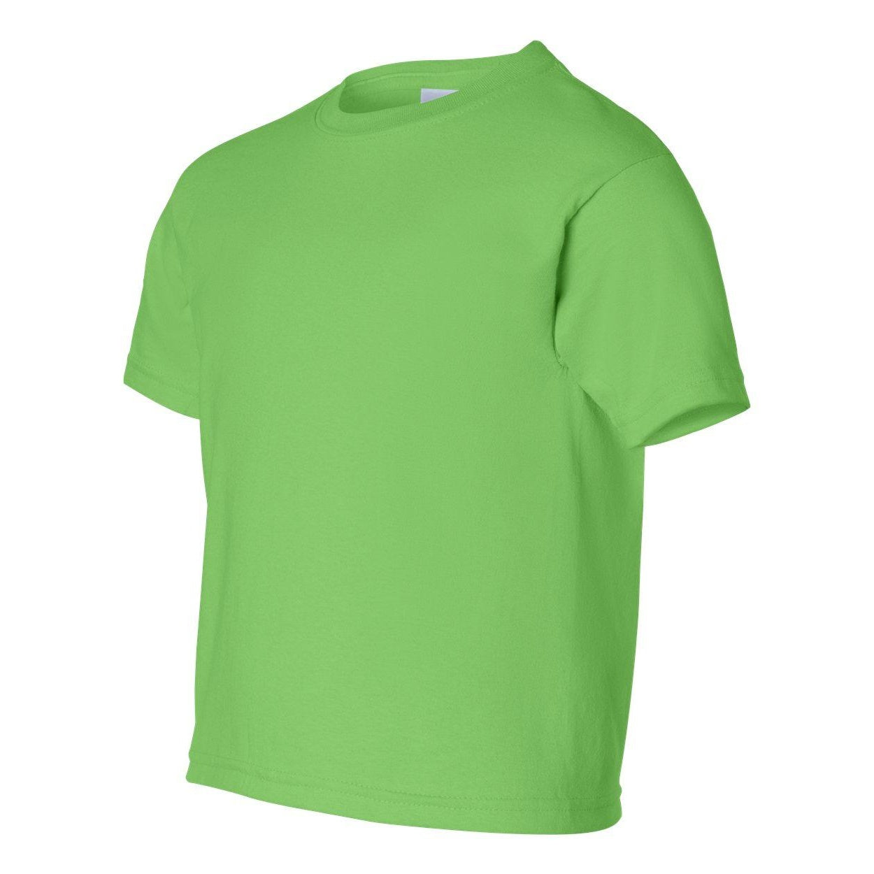Lime - Side - Gildan Ultra Cotton Youth T-Shirt