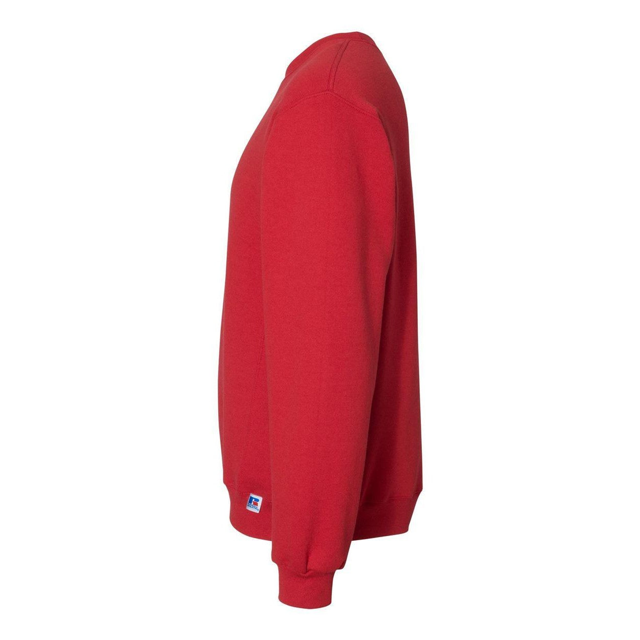 True Red - Side - Russell Athletic Dri Power Crewneck Sweatshirt