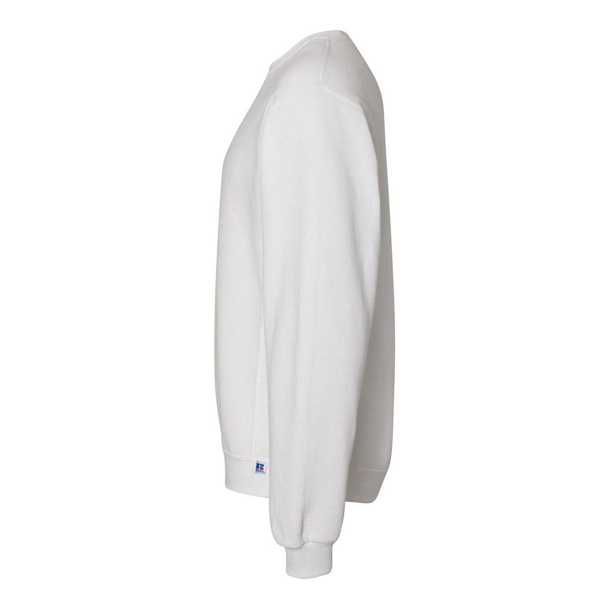 White - Side - Russell Athletic Dri Power Crewneck Sweatshirt