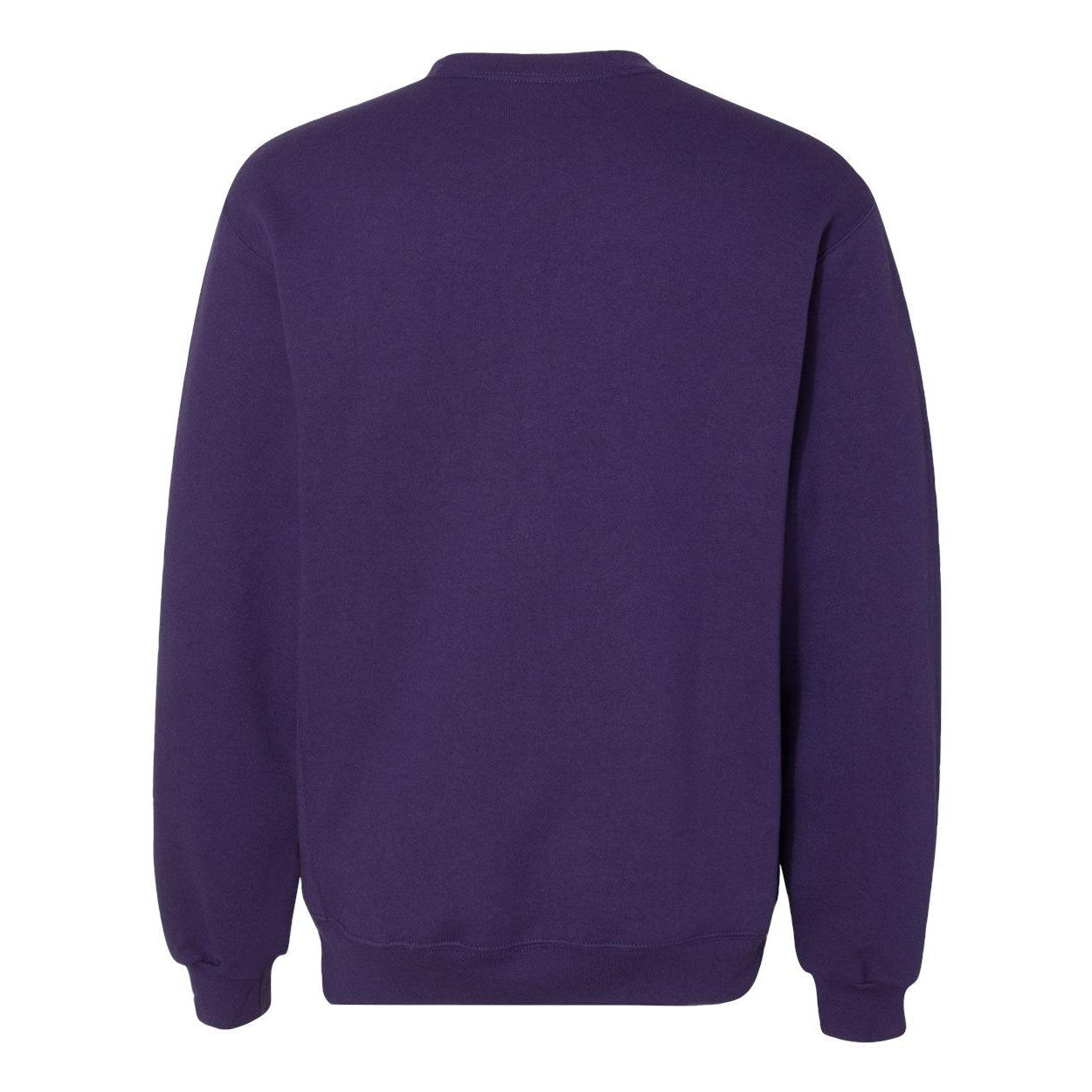 Purple - Back - Russell Athletic Dri Power Crewneck Sweatshirt