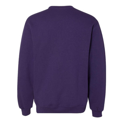 Purple - Back - Russell Athletic Dri Power Crewneck Sweatshirt