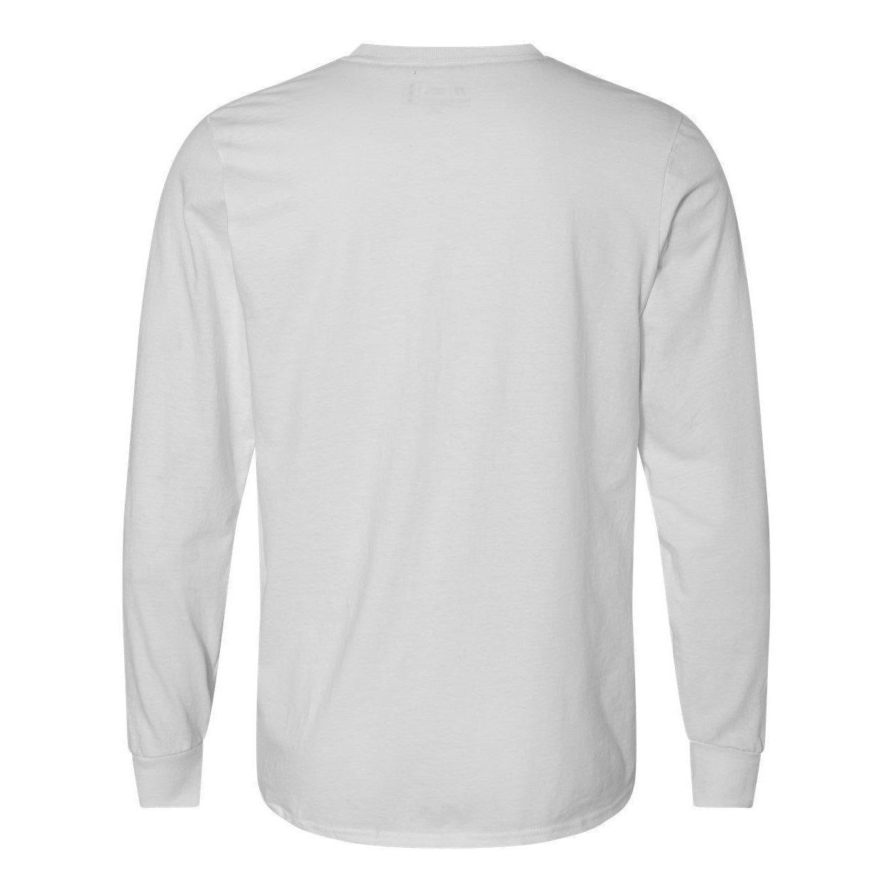 White - Back - Russell Athletic Essential 60-40 Performance Long Sleeve T-Shirt