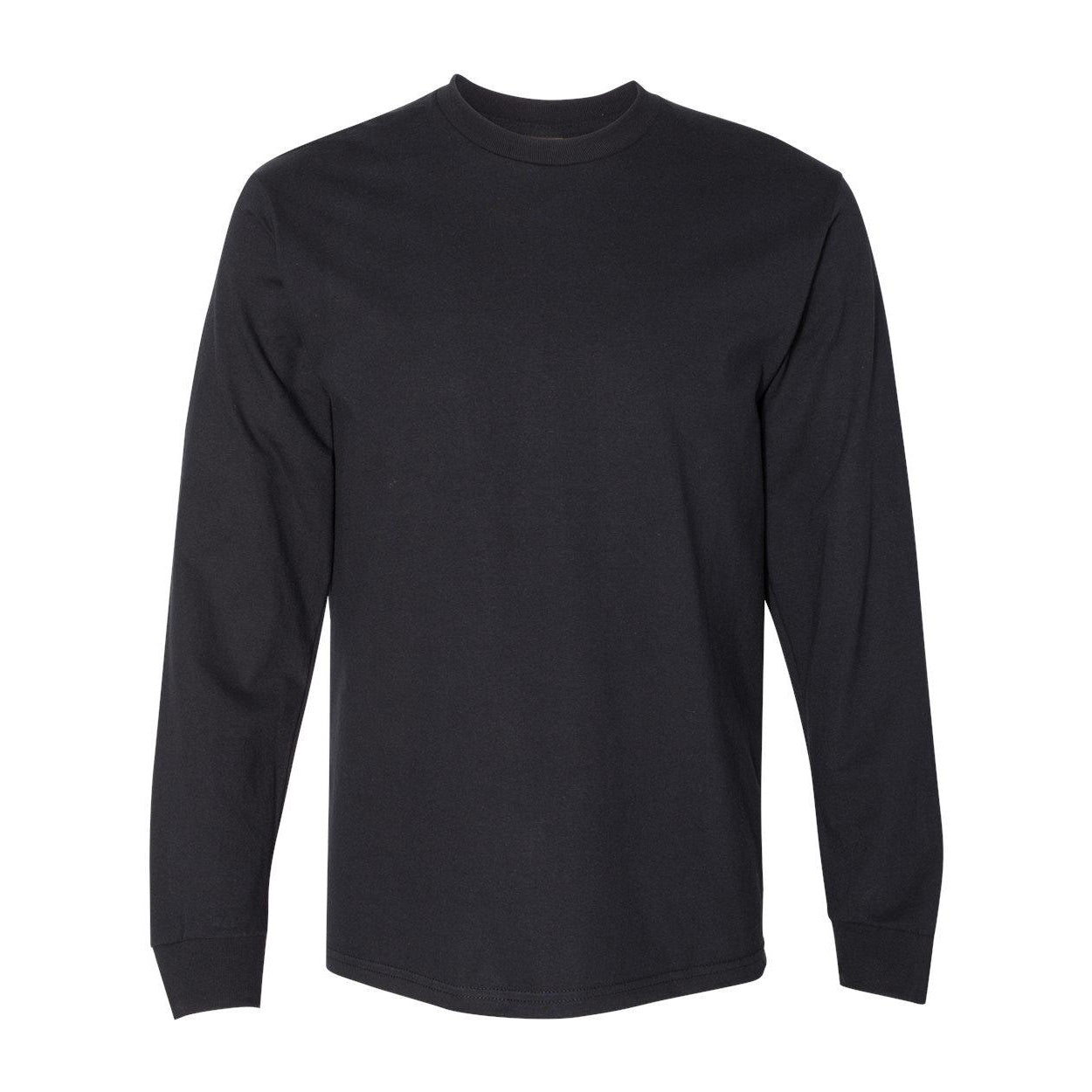 Black - Front - Gildan Hammer Long Sleeve T-Shirt