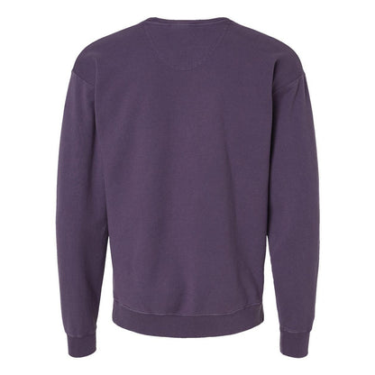 Grape Soda - Back - ComfortWash by Hanes Garment-Dyed Unisex Crewneck Sweatshirt