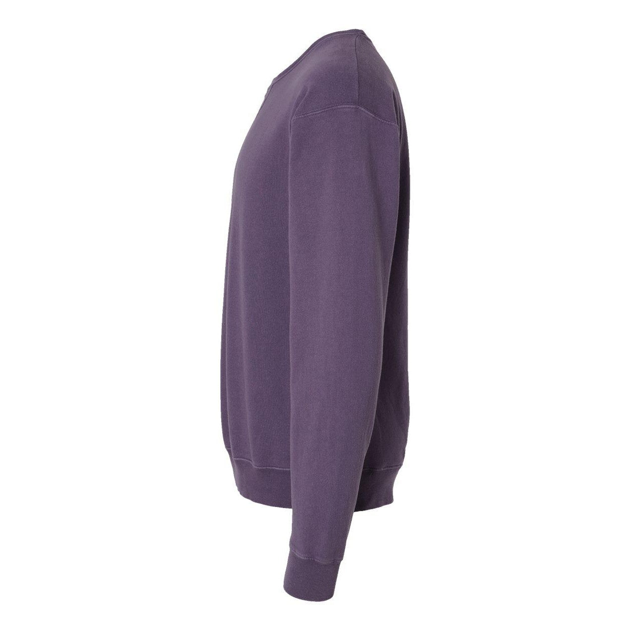 Grape Soda - Side - ComfortWash by Hanes Garment-Dyed Unisex Crewneck Sweatshirt