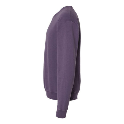 Grape Soda - Side - ComfortWash by Hanes Garment-Dyed Unisex Crewneck Sweatshirt