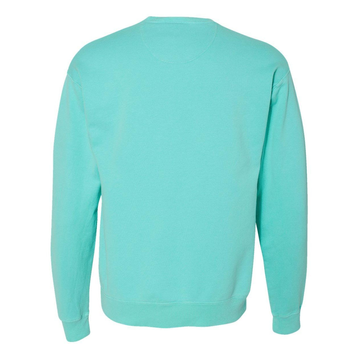 Mint - Back - ComfortWash by Hanes Garment-Dyed Unisex Crewneck Sweatshirt