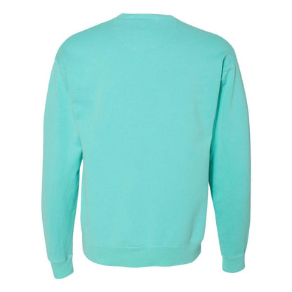 Mint - Back - ComfortWash by Hanes Garment-Dyed Unisex Crewneck Sweatshirt