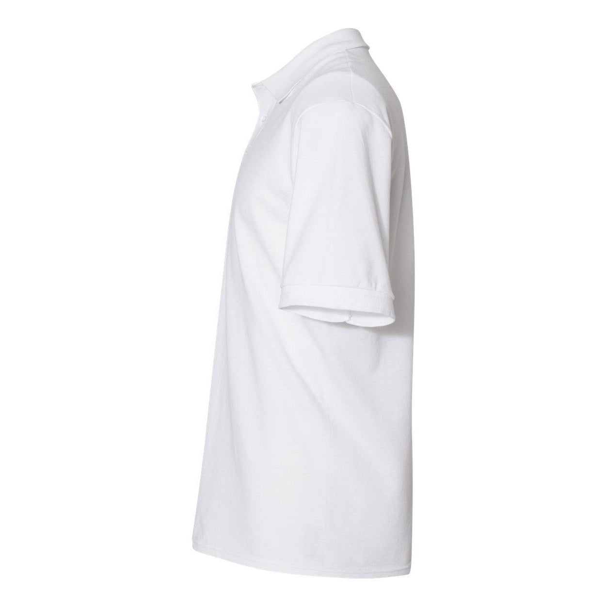 White - Side - JERZEES 100% Ringspun Cotton Piqu Polo