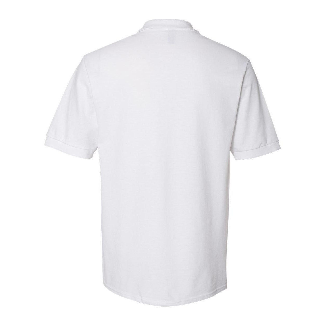 White - Back - JERZEES 100% Ringspun Cotton Piqu Polo