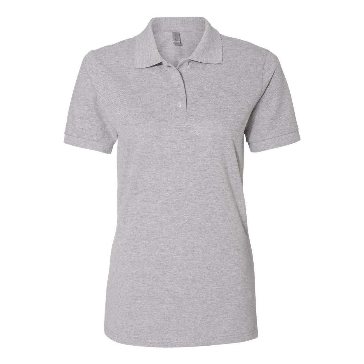 Athletic Heather - Front - JERZEES Women's 100% Ringspun Cotton Piqu Polo