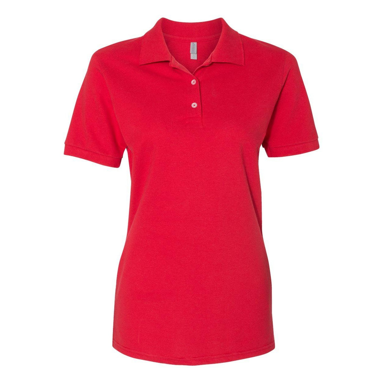 True Red - Front - JERZEES Women's 100% Ringspun Cotton Piqu Polo