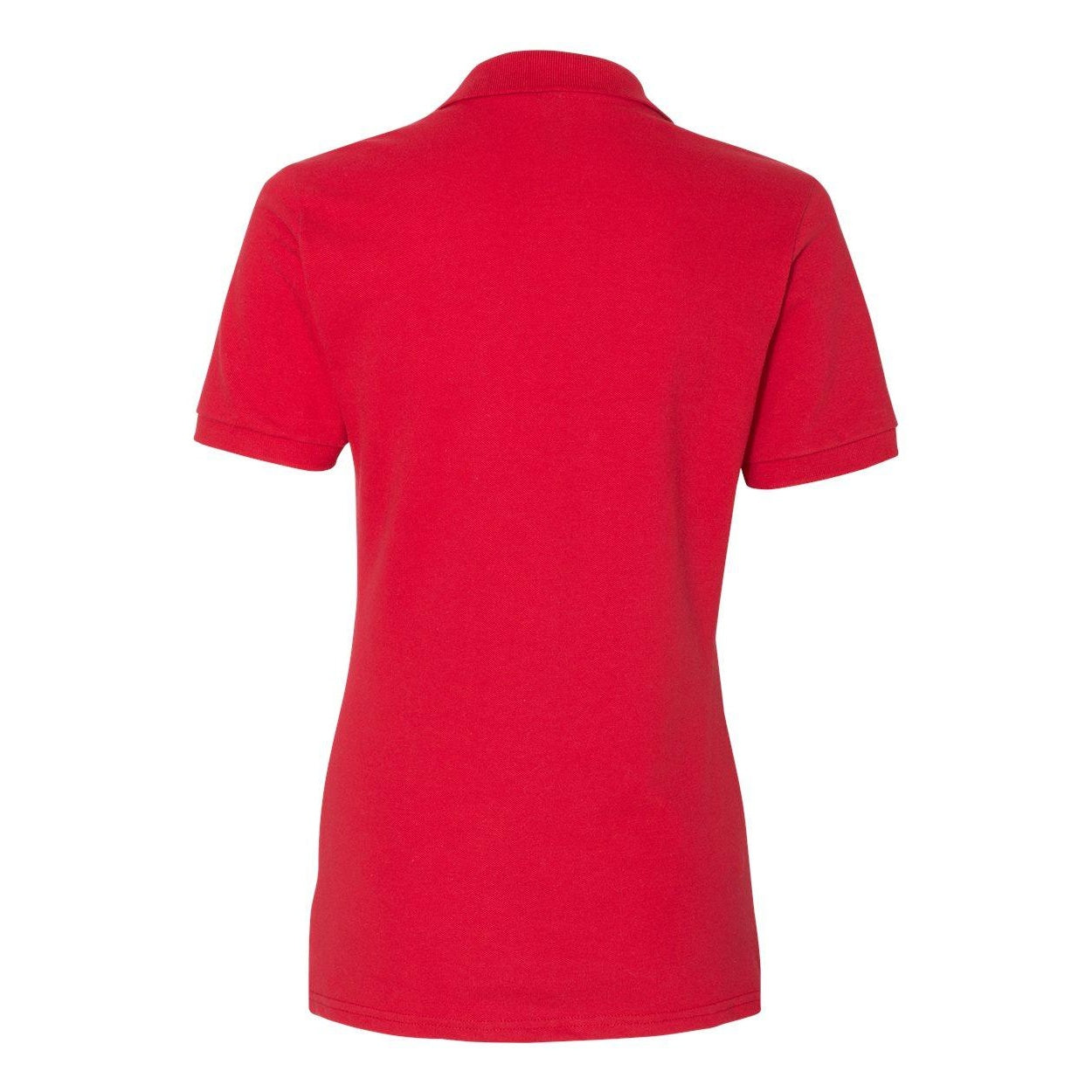 True Red - Back - JERZEES Women's 100% Ringspun Cotton Piqu Polo