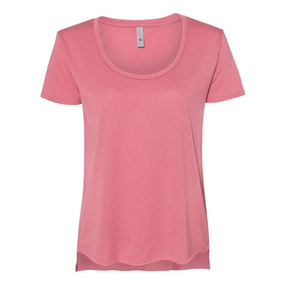 Stonewash Green - Back - Next Level Women's Festival Scoop Neck T-Shirt