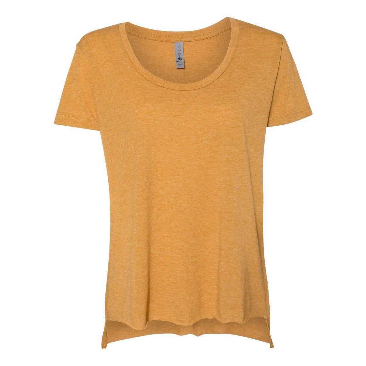 Antique Gold - Front - Next Level Women's Festival Scoop Neck T-Shirt