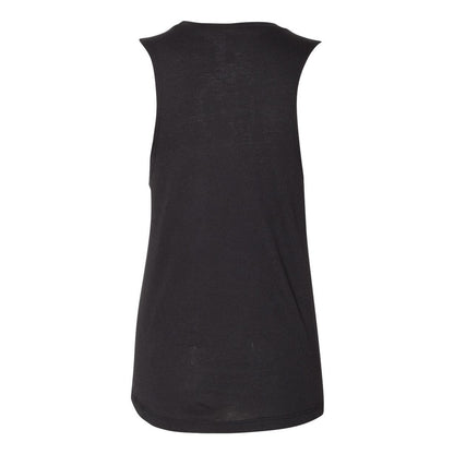 Stonewash Denim - Front - Next Level Womens Festival Muscle Tank