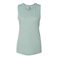 Stonewash Green - Front - Next Level Womens Festival Muscle Tank