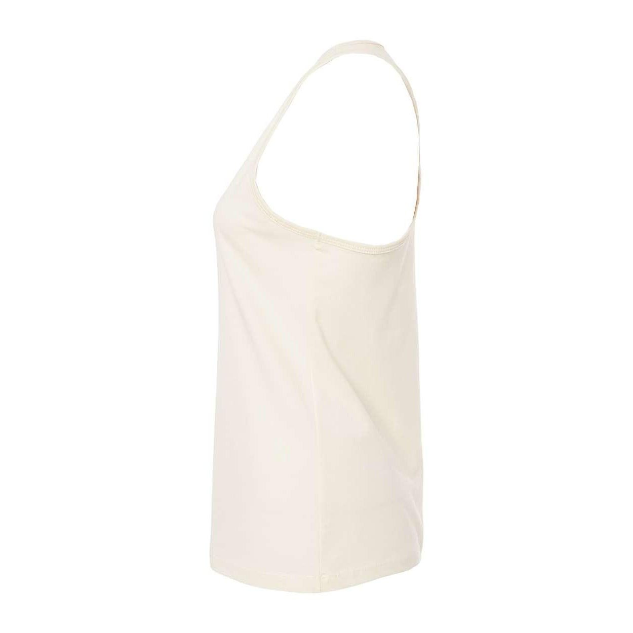 Natural - Side - BELLA + CANVAS Women's Jersey Racerback Tank