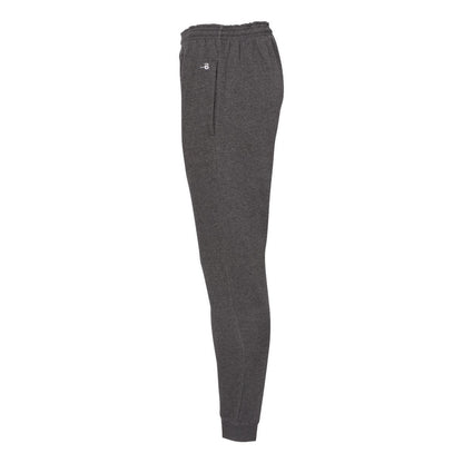 Charcoal - Side - Badger Sport Athletic Fleece Joggers