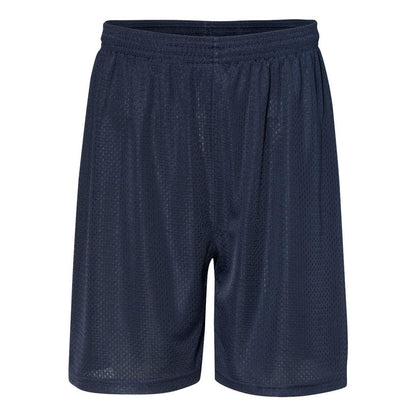 Navy - Front - C2 Sport Mesh 7 Shorts