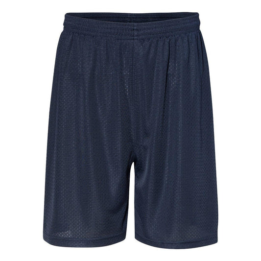 Navy - Front - C2 Sport Mesh 7 Shorts