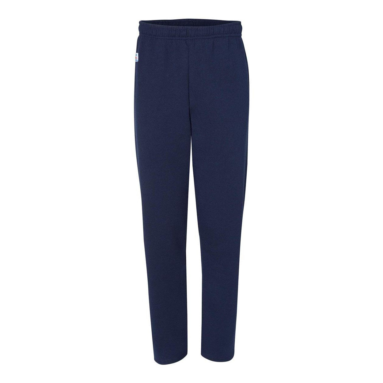 Navy - Front - Russell Athletic Dri Power Open Bottom Pocket Sweatpants