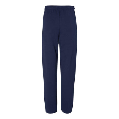 Navy - Back - Russell Athletic Dri Power Open Bottom Pocket Sweatpants
