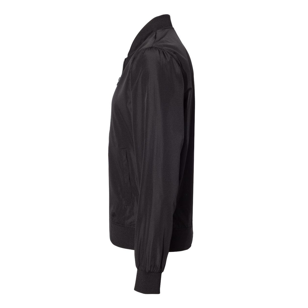 Black - Side - Independent Trading Co. Lightweight Bomber Jacket