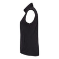 Black - Side - Adidas Women's Textured Full-Zip Vest